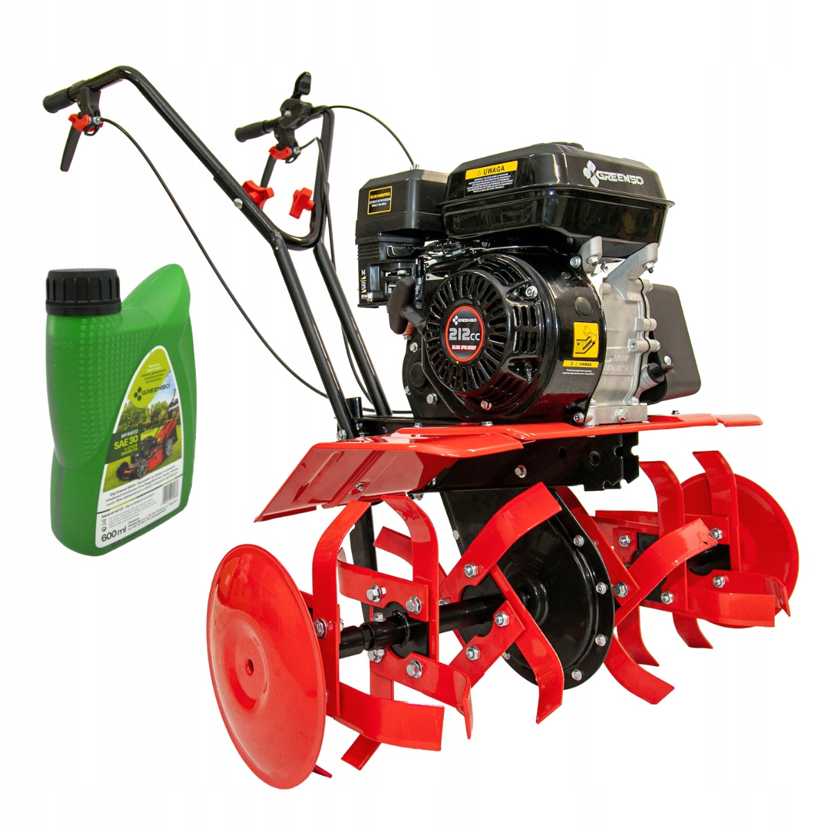 Benzínový kultivátor GREENSO GS85-G212W 4800 W